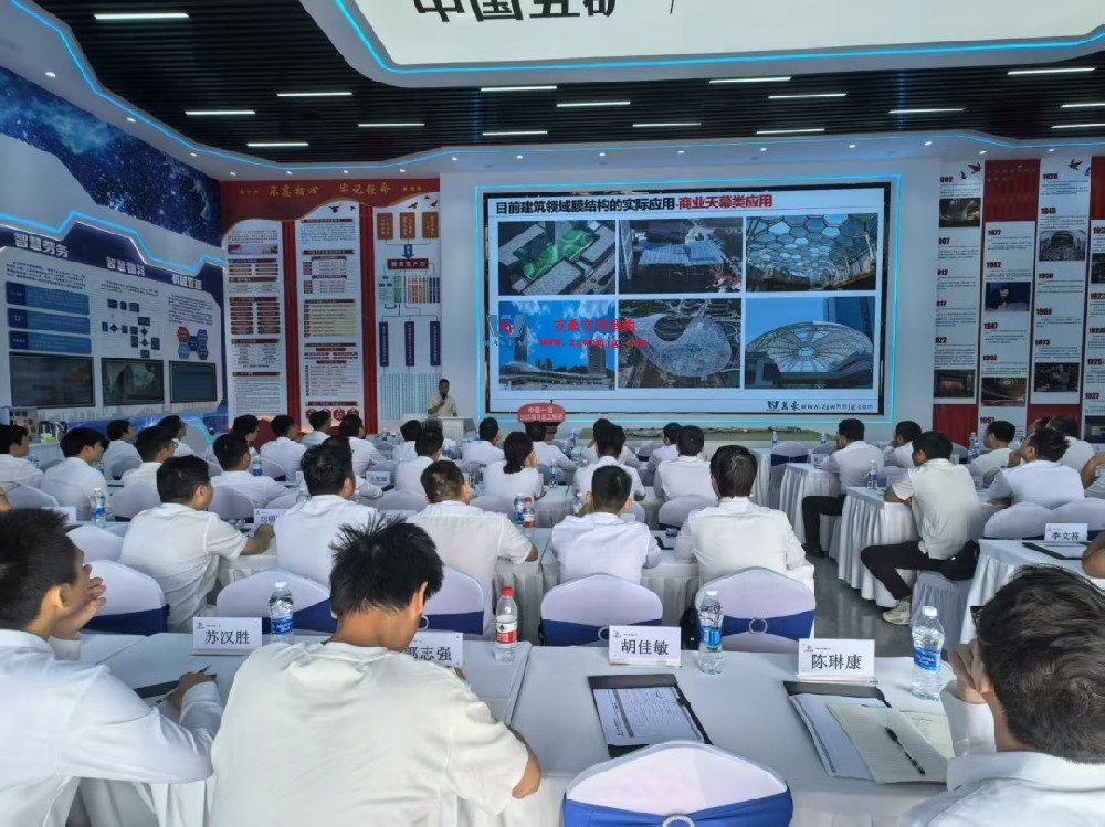 浙江萬豪空間結構集團董事長張委受邀向一冶集團開展技術交流，共探空間結構新未來！