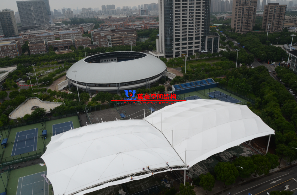 鄞州網(wǎng)球場膜結構