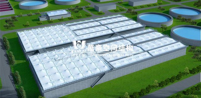 污水池加蓋膜結構效果圖（3）